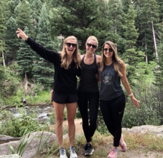 Doctor Burton and group of friends on a hike